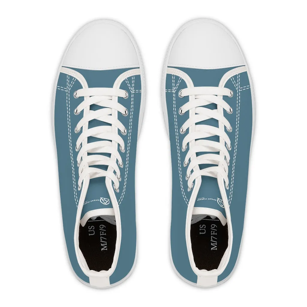 Teal Women's High Top Sneakers